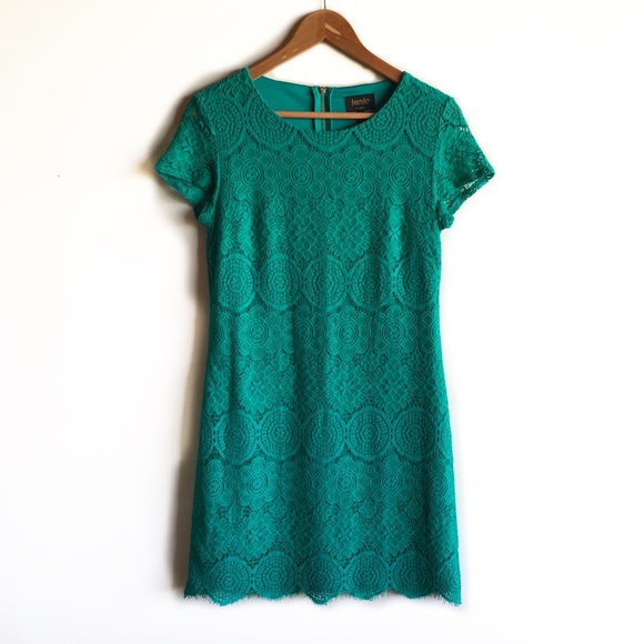 Laundry By Shelli Segal Dresses & Skirts - Laundry by Shelli Segal green lace dress